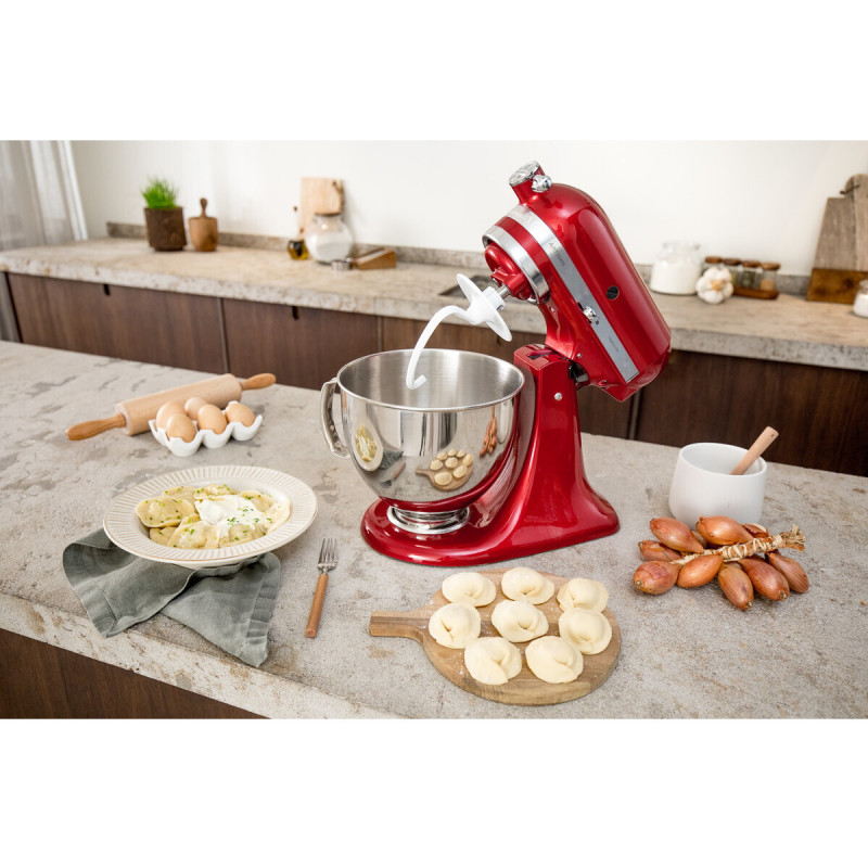 Mixer planetar Artisan Elegance KitchenAid 5KSM175PSECA, 300 W, 4,8 l, Direct drive, 10 viteze, Candy Apple