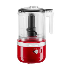 Tocator fara fir KitchenAid, 12 V, 1,18 L, 2 viteze + Pulse, fara BPA, Rosu Imperial