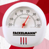 Termometru cu magnet Fackelmann 16375 Tecno, 6 cm, Alb