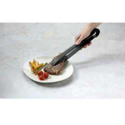 Cleste pentru gratar Fackelmann 40199, 32,5 cm, Negru