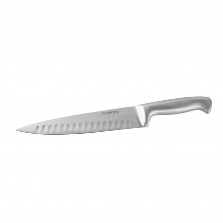 Cutit Santoku Fackelmann 40406, Otel inoxidabil, 20/34 cm, Gri