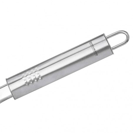 Spatula cu razatoare pentru branza Fackelmann 40436, 24 cm, Otel inoxidabil, Carlig pentru agatat, Argintiu