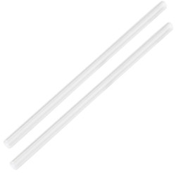 Paie de sticla cu perie Fackelmann 54845, 4 buc + 1, 22 cm, Diametru 8 mm, Sticla, Transparent