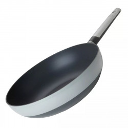 Tigaie wok Tasty 678535, 28 cm, Mаner moale, Aluminiu, Acoperire antiaderenта, Gri
