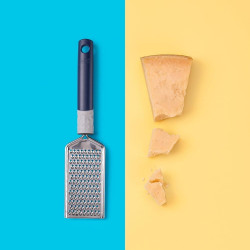 Razatoare manuala Tasty Rocky Structure 678322, 25 x 5,7 cm, Otel inoxidabil, Maner ergonomic, Albastru