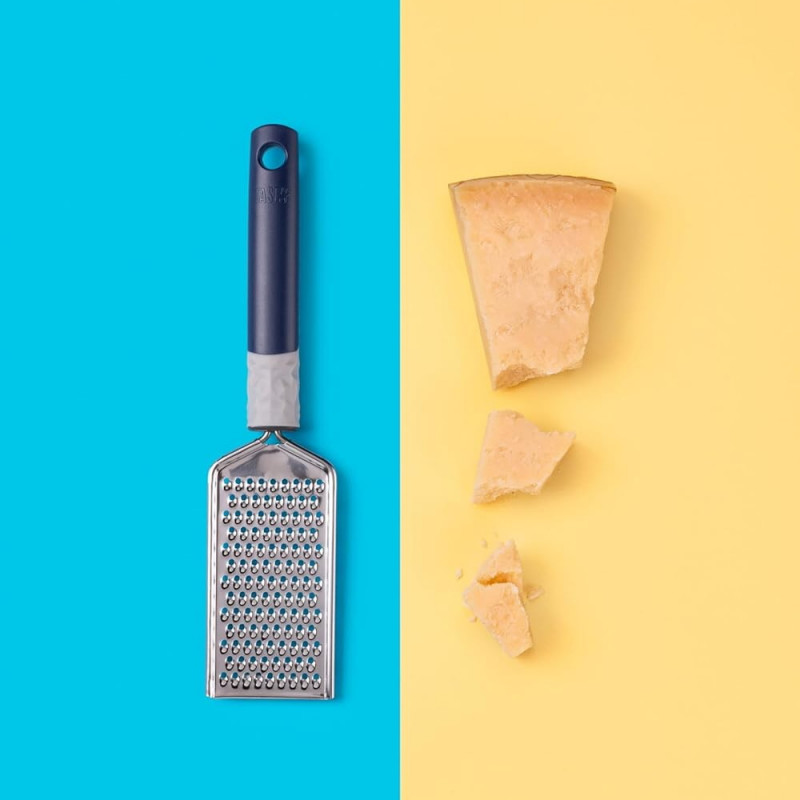 Razatoare manuala Tasty Rocky Structure 678322, 25 x 5,7 cm, Otel inoxidabil, Maner ergonomic, Albastru