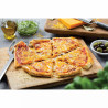 Accesoriu Pizza XXL pentru friteuza Philips HD9953/00, Pizza de pana la 26 cm in 8 minute, Otel, Negru