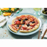Accesoriu Pizza XXL pentru friteuza Philips HD9953/00, Pizza de pana la 26 cm in 8 minute, Otel, Negru