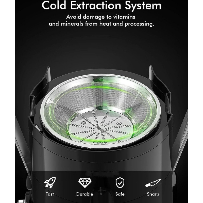 Storcator Royalty Line PJ-76111, 600W, 3 viteze+Pulse, 0.600 ml, Sistem anti-picurare, Otel inoxidabil