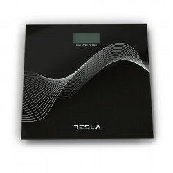 Cantar Tesla BS102B, 180 kg, Digital, 30x30 cm, Negru
