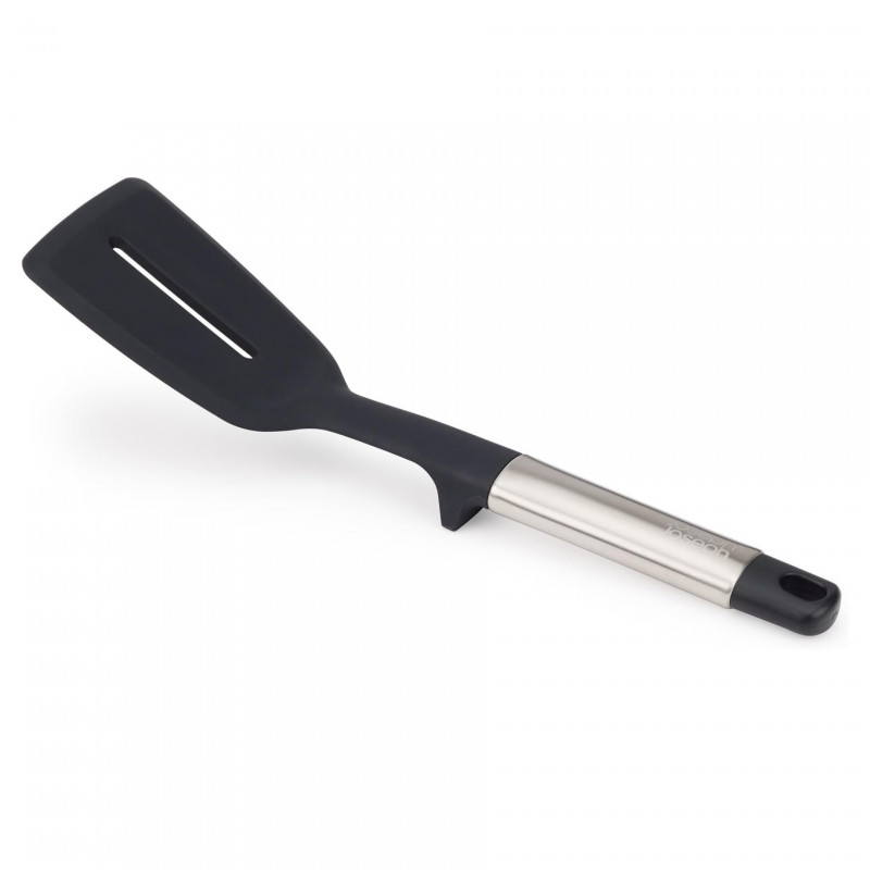 Spatula Joseph Joseph Elevate 10570, Rezistenta la temperaturi de pana la 210C, Fara BPA, Negru/otel inoxidabil