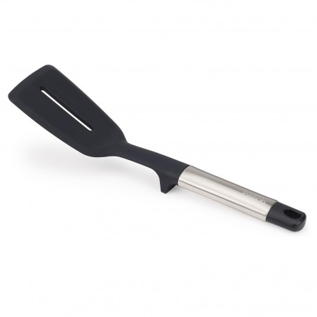 Spatula Joseph Joseph Elevate 10570, Rezistenta la temperaturi de pana la 210C, Fara BPA, Negru/otel inoxidabil