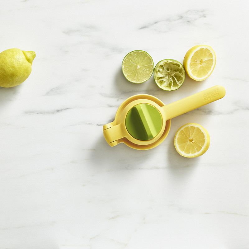 Storcator manual pentru citrice Joseph Joseph Juice Max 20171, Rotire usoara, Fara BPA, Galben/verde