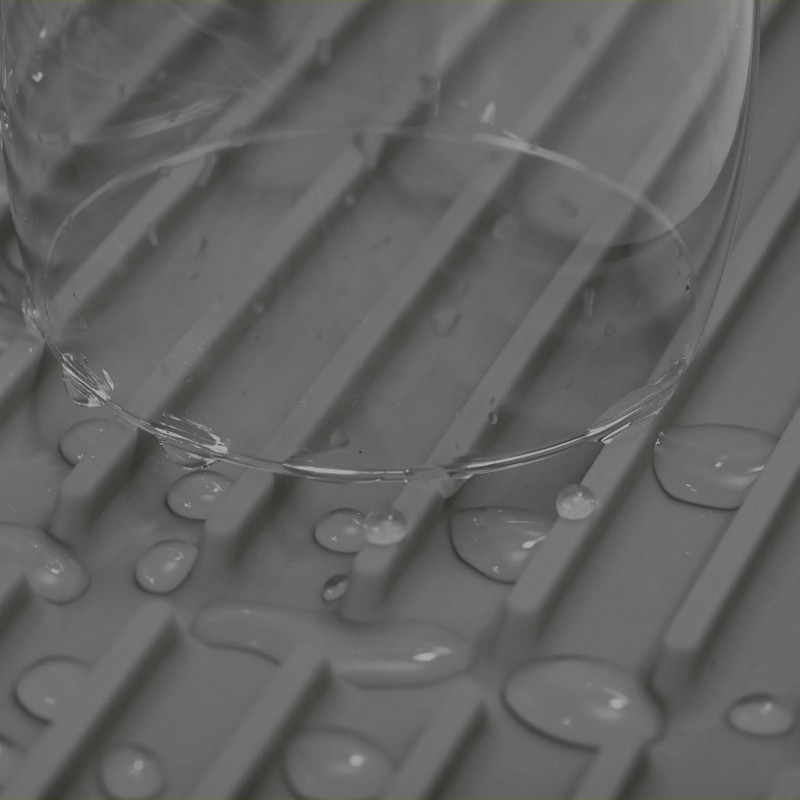 Uscator - suport pentru vase Joseph Joseph Flume Large 85089, 43,5x31,5, Cauciuc, Gri