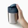 Thermos Joseph Joseph Sipp 81125, Capac de etansare, 0,340 L, Fara BPA, Otel inoxidabil, Albastru/inox