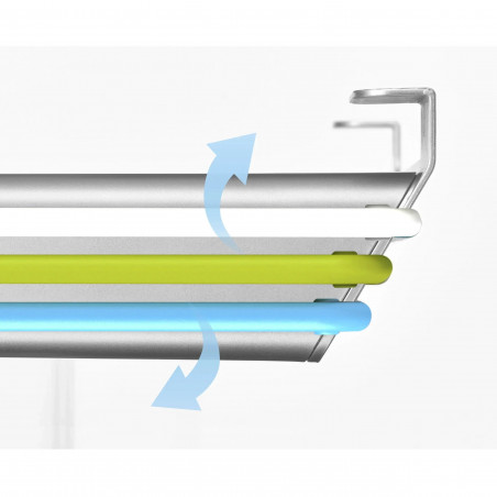 Set 3 tocatoare alimente Joseph Joseph Folio Slim 60199, Cu doua fete, Montare sub raft, multicolor