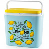 Lada frigorifica ATLANTIC Lemons, 30 litri, Pasiv, Racire, fara BPA, Multicolor