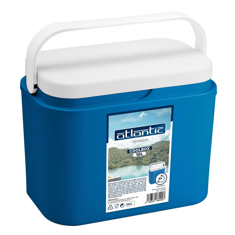 Lada frigorifica ATLANTIC, 10 litri, Pasiva, Racire, Fara BPA, Albastru