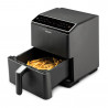 Friteuza cu aer cald Cosori Dual Blaze CAF-P681S, 1700 W, 6,4 L, 12 programe, 360 ThermoIQ, Rezistenta dubla, Negru