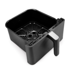 Friteuza cu aer cald Cosori Dual Blaze CAF-P681S, 1700 W, 6,4 L, 12 programe, 360 ThermoIQ, Rezistenta dubla, Negru
