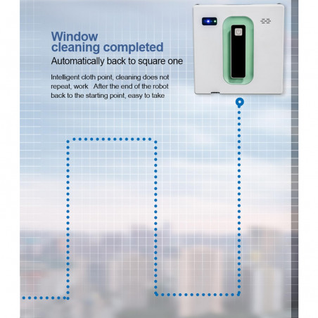 Curățător de geamuriFinlux J2Fenster, 72 W, giroscop, spray cu două fețe, Tuya/Smart Life APP, alb