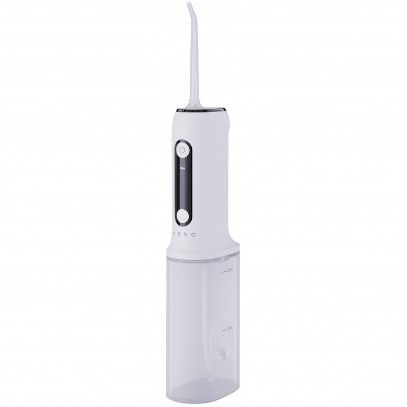 Irigator dentar AENO DI1 ADI0001, 5V, 4W, 200 ml, 100 psi, 4 moduri de curățare, 4 vârfuri, alb
