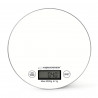Cântar de bucătărie Esperanza EKS003KW, funcție TARE, afișaj LCD, 5 kg, alb