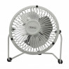 Ventilator USB Rosberg R51760I6, 2.5W, 15 cm, desktop, alb