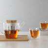 Fierbător INFUSION Viva Scandinavia V74900, 1.2 L, Bamboo kapak, Transparent