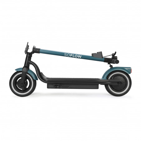 Trotineta electrica SOFLOW SO2 AIR MAX, Pliabila, 10 inch, 36V / 17.4Ah, 500W, 20 km/h, Greutate maximă 120 kg, Turcoaz