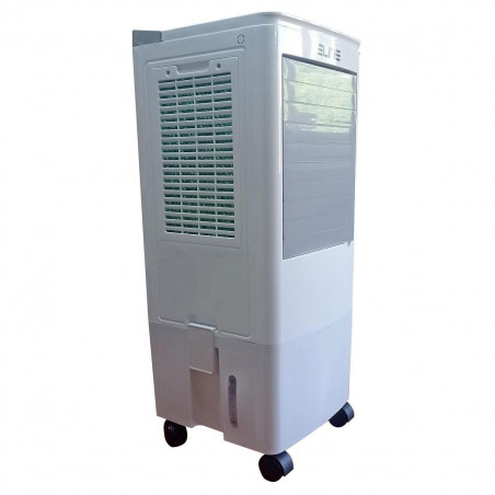 Racitor și umidificator de aer mobil 3in1 Elite ACS-25100, 100 W, 3 viteze, 20 L, Capac din sticla, Masurare nivel de apa, Alb