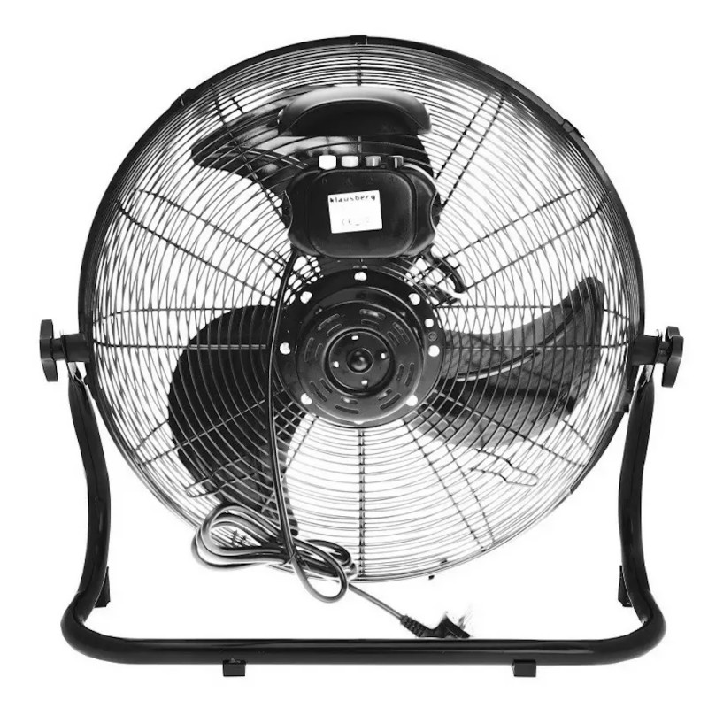 Ventilator de podea Klausberg KB 7517, 100W, 45 cm, Metal, 3 viteze, Negru