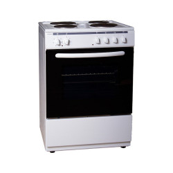 Aragaz Crown 6410A, 65L, 4 arzătoare, 6 programe, 300C, termostat, capac, alb