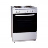 Aragaz Crown 6410A, 65L, 4 arzătoare, 6 programe, 300C, termostat, capac, alb