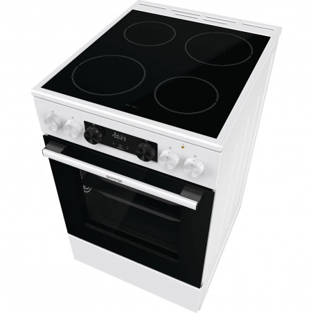 Aragaz Gorenje GEC5C42WG, 70L, 4 plite, 10 programe, 275C, display LED, Clasa A, Alb