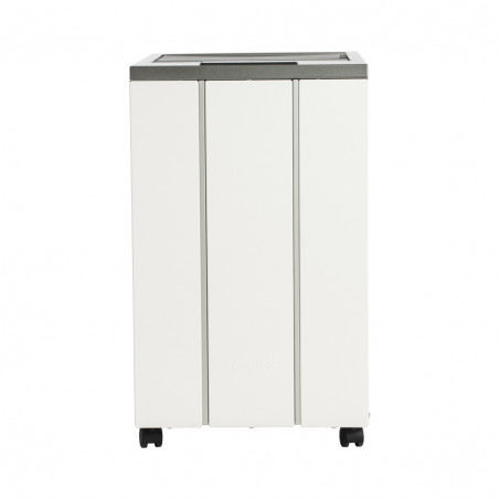Dezumidificator Woods LD44, 300 m³/h, Pana la 140 m², 11.4L, 19l/24h, HEPA 13, i-EcoDefrost, Uscare rufe,  Alb