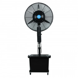 Ventilator cu ceata de apa Elite EFM-1342BL, 41l, Debit de aer 143 m³/min, Motor din cupru, 3 viteze, Negru