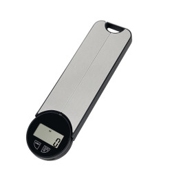 Cantar de bucatarie pliabil Rosberg R51651O, Pana la 5 kg, Baterie inclusa CR2032, LCD display, Inox