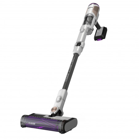 Aspirator vertical Shark IW1611EU, 240W, 0.4 L, 60 min autonomie, Detectare margini si murdarie, QuadClean, Antialergen, LED, Alb