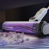 Aspirator vertical Shark IW3611EU, 240W, 0.4 L, 60 min autonomie, Detectare margini si murdarie, QuadClean, Antialergen, LED, Alb