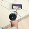 Aspirator vertical Shark IW3611EU, 240W, 0.4 L, 60 min autonomie, Detectare margini si murdarie, QuadClean, Antialergen, LED, Alb