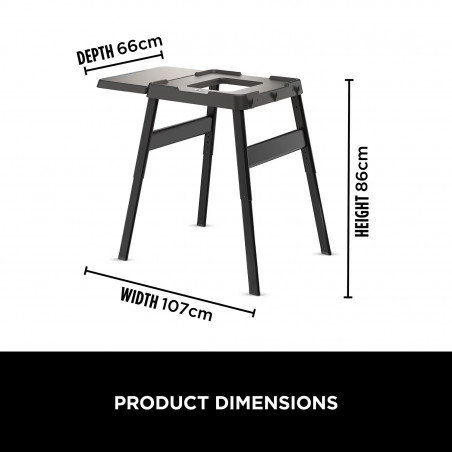 Cuptor electric pentru exterior Ninja Woodfire OO101EU, 2400W, 8 programe, Timer, Afisaj LED, Oprire automata, Rosu/Negru