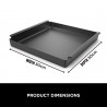 Cuptor electric pentru exterior Ninja Woodfire OO101EU, 2400W, 8 programe, Timer, Afisaj LED, Oprire automata, Rosu/Negru