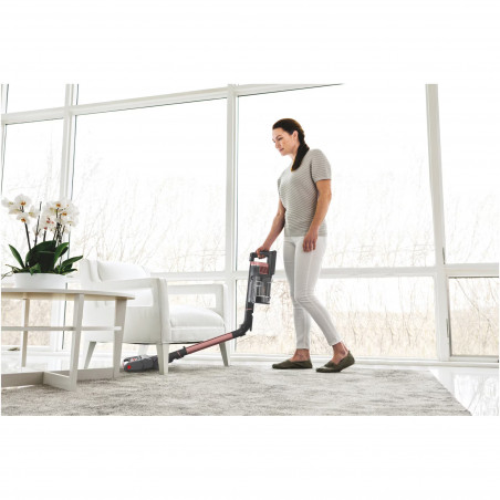 Aspirator vertical Shark IZ400EU, 309W, 0.7L, 60 min autonomie, Clean Sense IQ, LED, Powerfins, Rose Gold