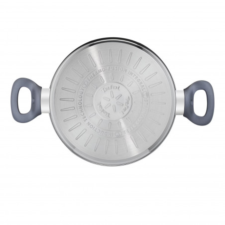 Oala Tefal G7124645 DAILY COOK, 24 cm, 4,5 l, termorezistent, inducție, fără PFOA, Inox