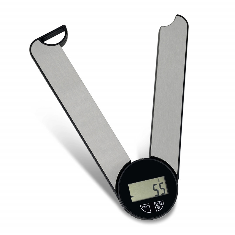 Cantar de bucatarie pliabil Rosberg R51651O, Pana la 5 kg, Baterie inclusa CR2032, LCD display, Inox