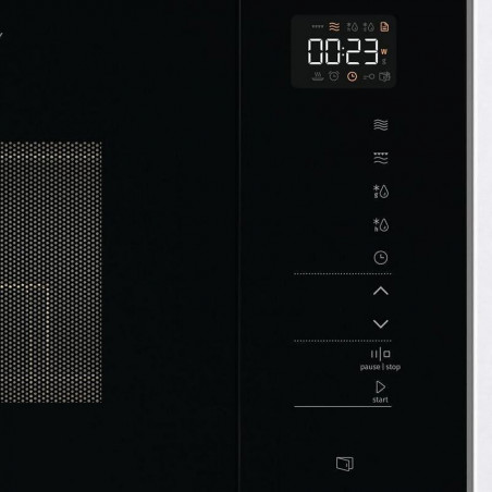 Cuptor cu microunde încorporat Gorenje BMI251SG3BG, 25 l, 1200 W, 5 niveluri, 15 programe, Grătar, Dezghețare, AquaClean, Negru