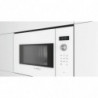 Cuptor cu microunde de încastrat Bosch BFL524MW0, 20 l, 800 W, 7 programe, Memorie, Dezghețare, Alb