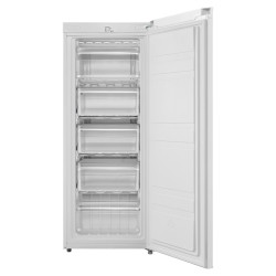 Congelator vertical Tesla RU1600ME, 160 l, Clasa E, Ușă reversibilă, Super Freezing, Autonomie 8 ore, Alb