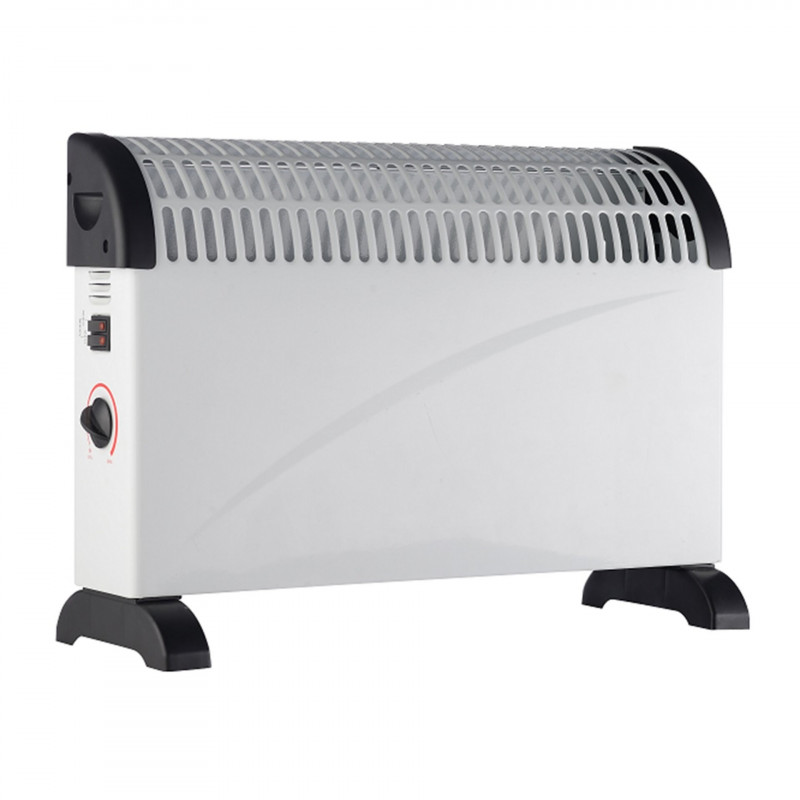 Convector Electra ECH-1105, 2000W, 3 trepte, Termostat, Protecție la supraîncălzire, Alb